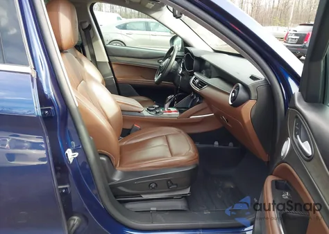 2018 Alfa Romeo Stelvio Ti Awd z USA, uszkodzony, nr VIN ZASFAKBN6J7B93086